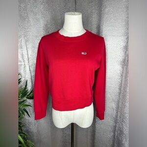Tommy Hilfiger Women’s Crewneck Cropped Long Sleeve Tee Sz S